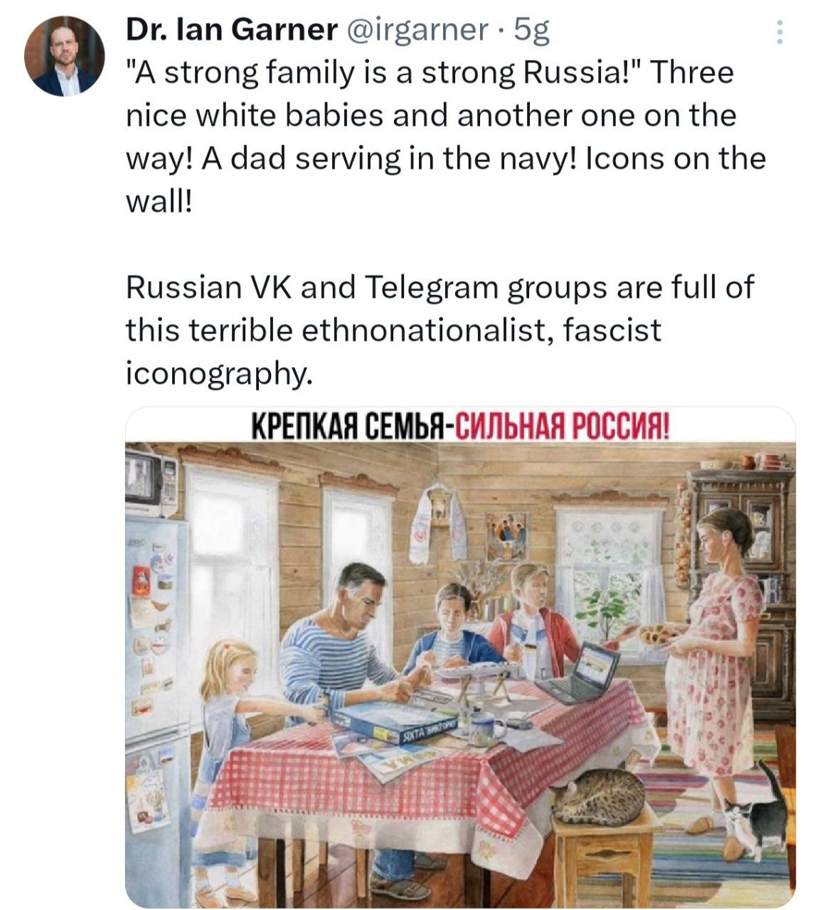 La Russia del Dio, Patria e Famiglia…