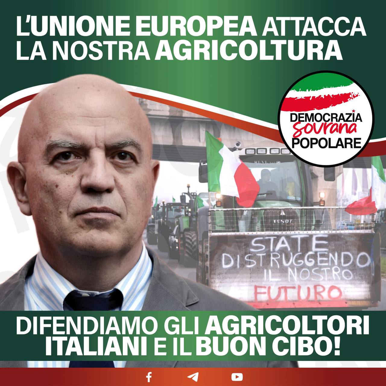 DIFENDIAMO GLI AGRICOLTORI ITALIANI DALLE SCELTE DELL’UNIONE EUROPEA!